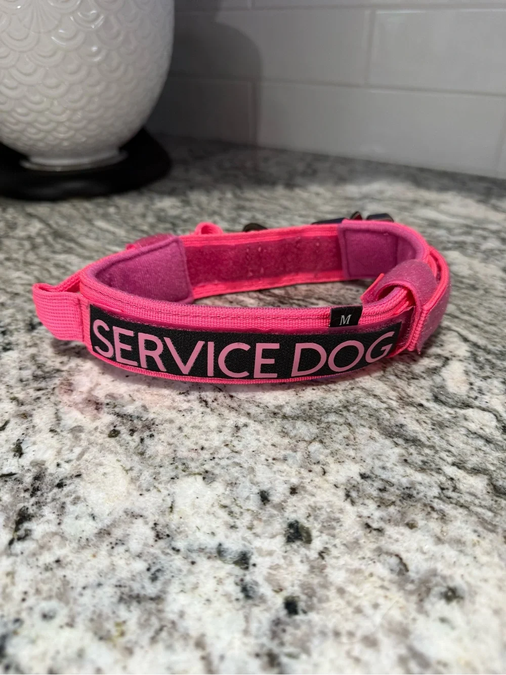 Pink Adjustable Nylon Collar